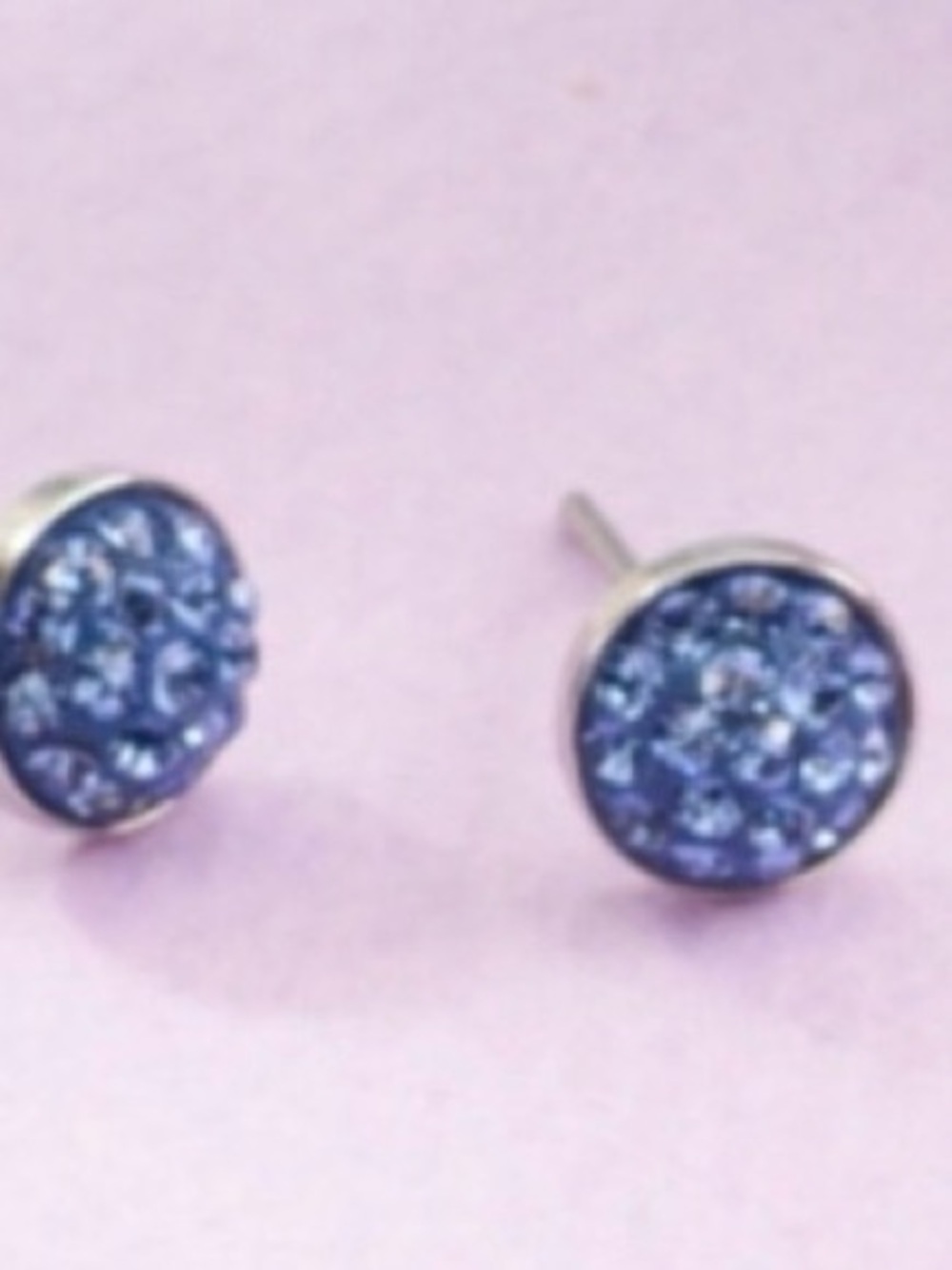 Touchstone Crystal Jewelry-Earrings - December Birthstone BNIB